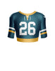 Field Goal Short Sleeve Crop Top