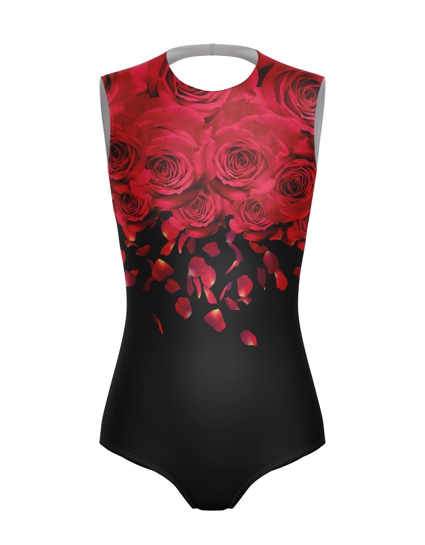 Je Taime Sleeveless Circle Back Leotard