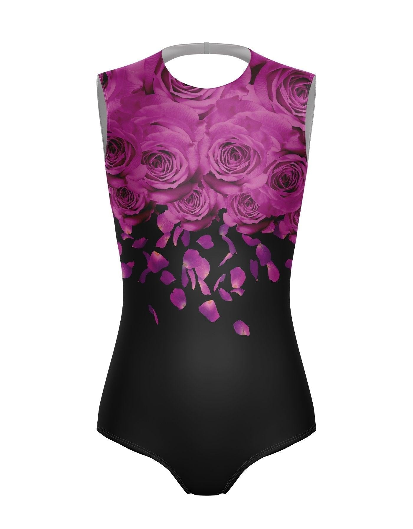 Je Taime Sleeveless Circle Back Leotard