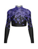 Je Taime LS Tneck Triangle Back Crop Top