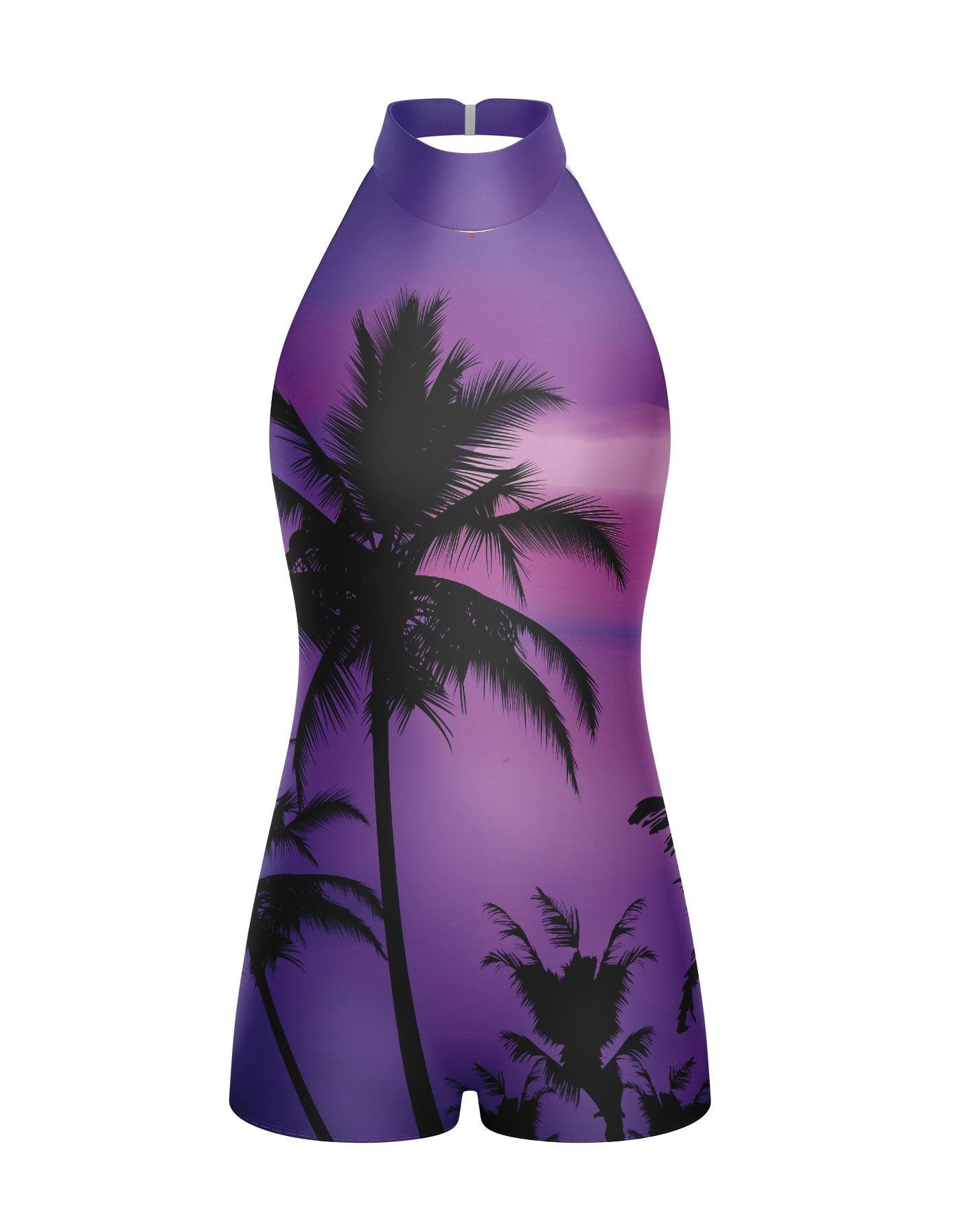 Tropical Halter Biketard