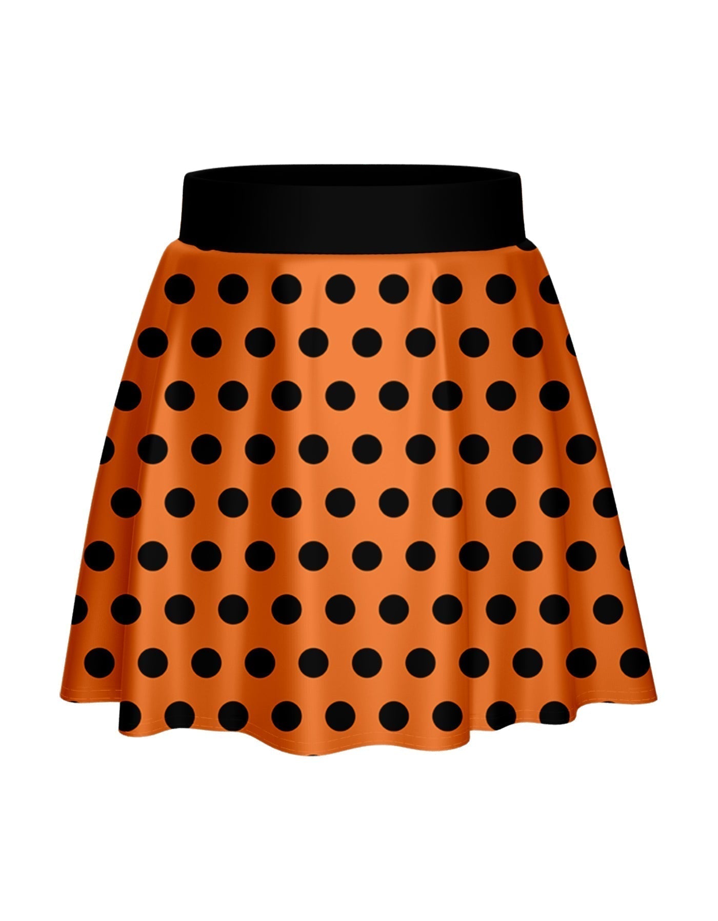 Polka Dot Rock Skater Skirt