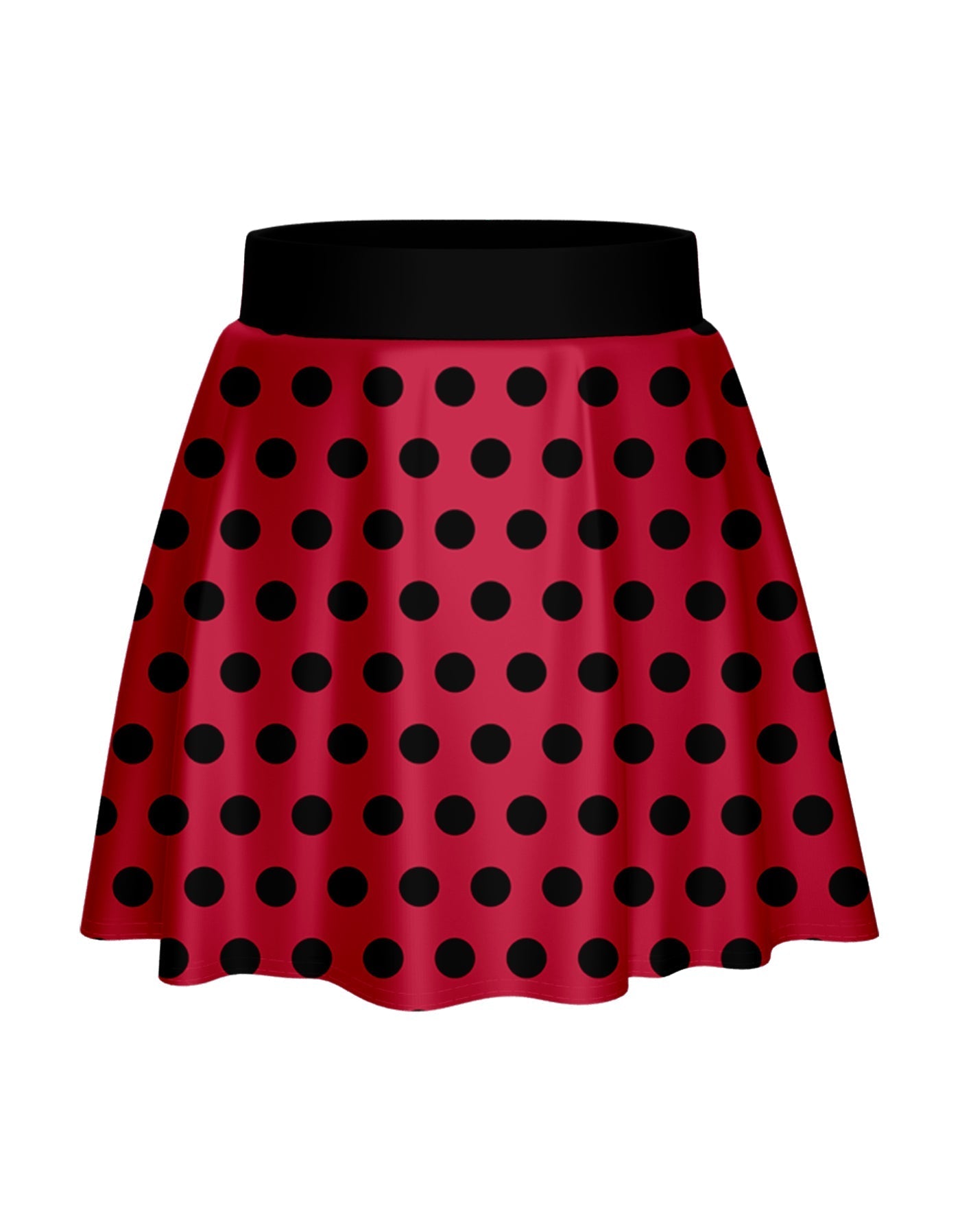 Polka Dot Rock Skater Skirt
