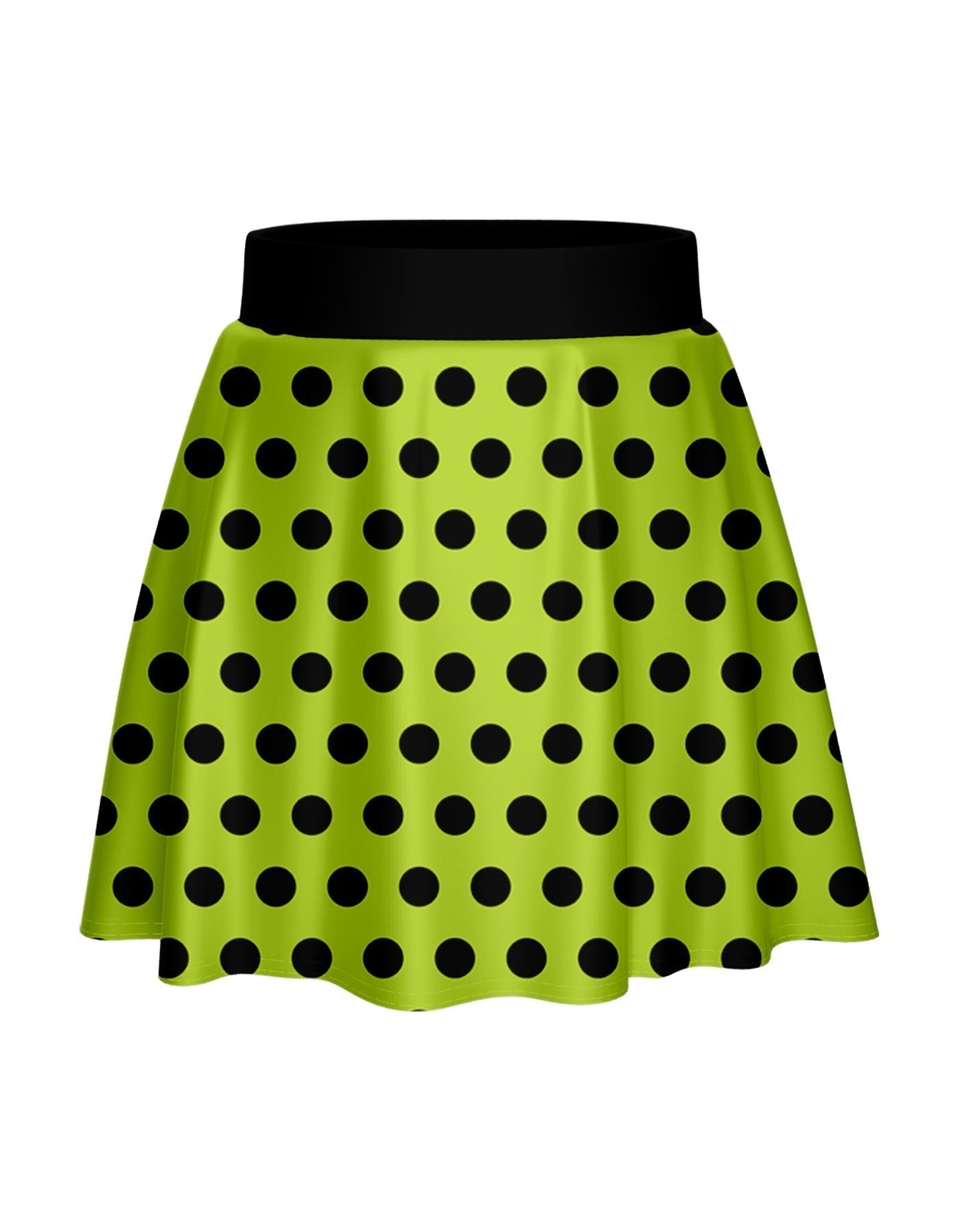 Polka Dot Rock Skater Skirt