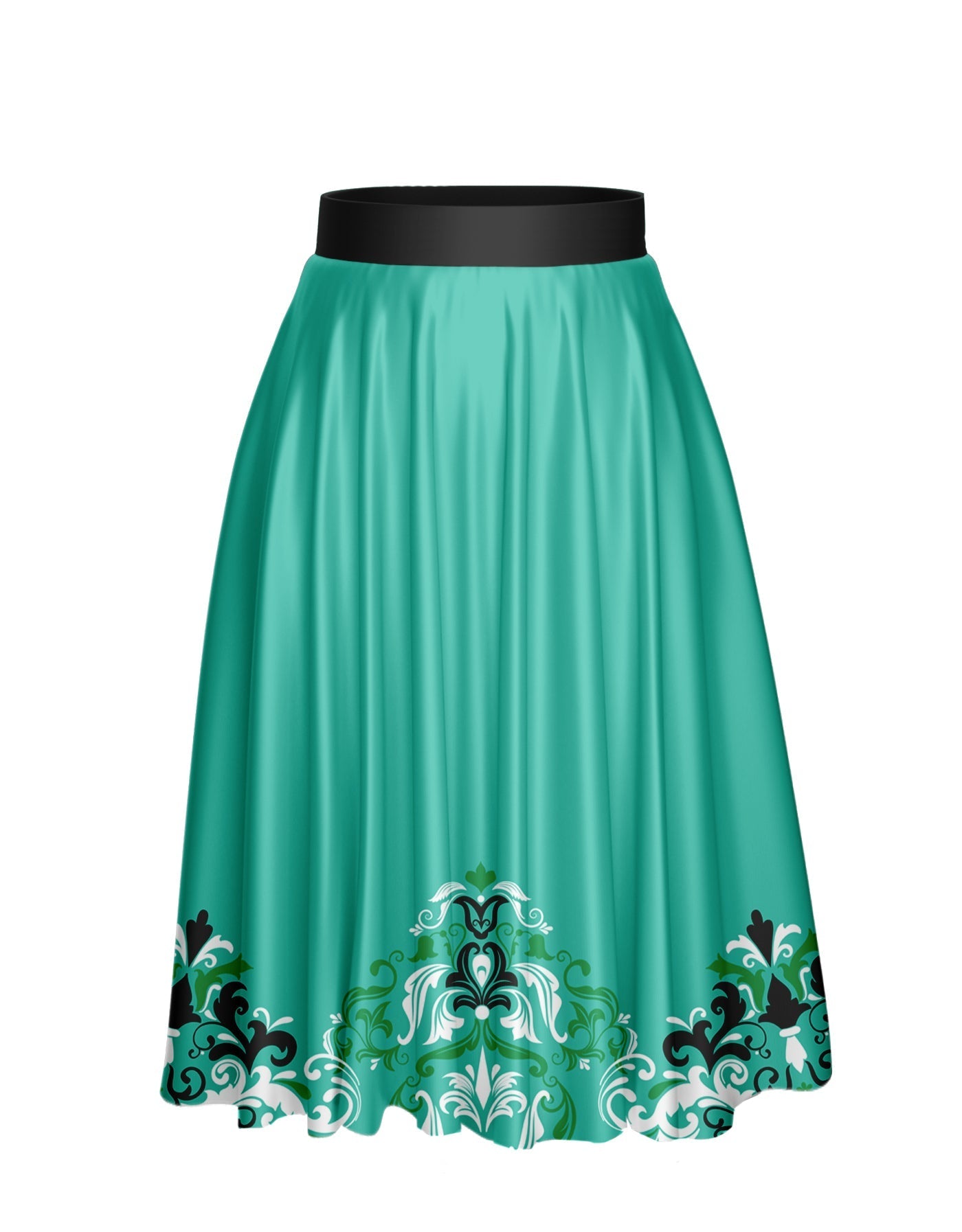 Tarantella Calf Length Character Skirt with Tall Waistband