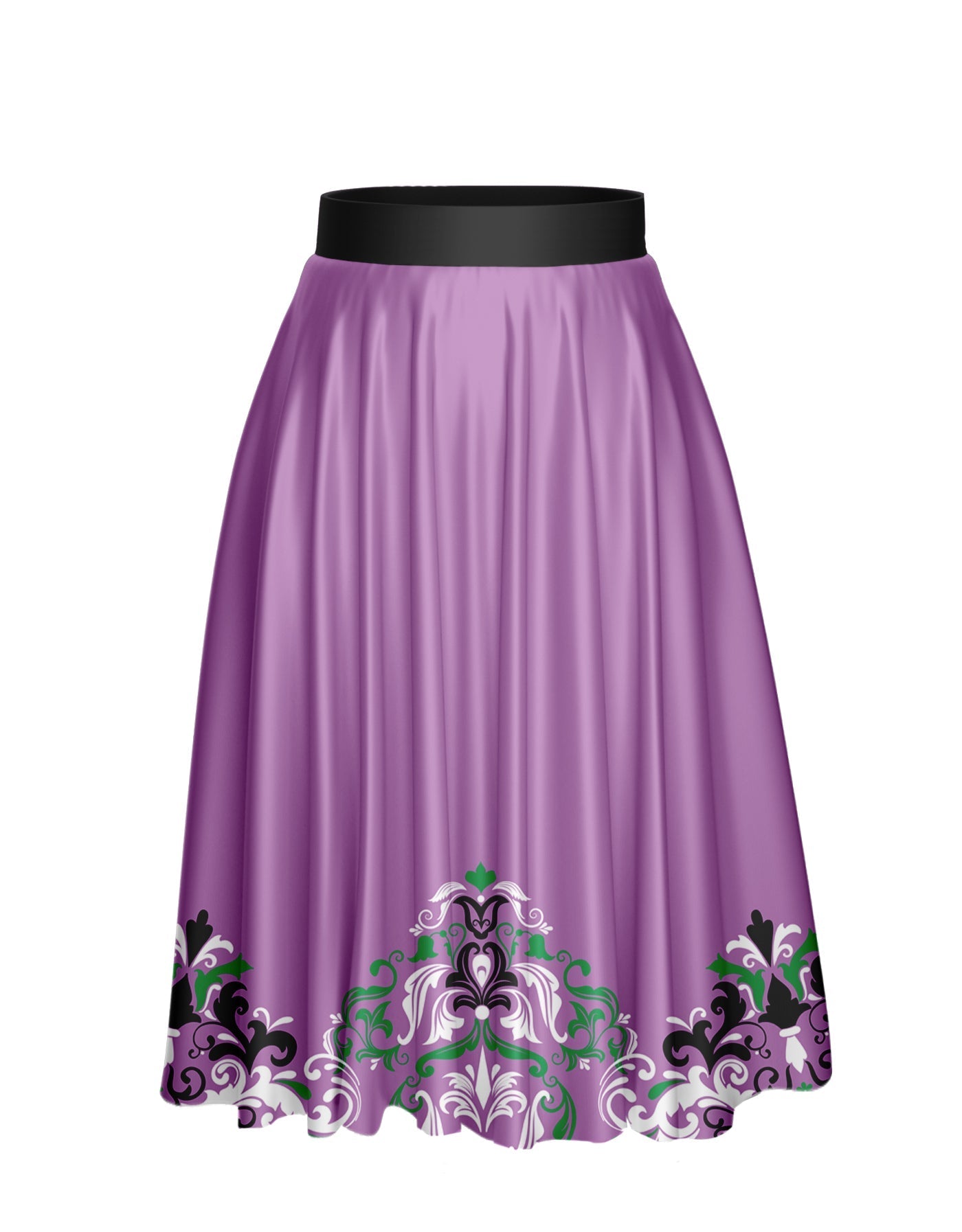 Tarantella Calf Length Character Skirt with Tall Waistband