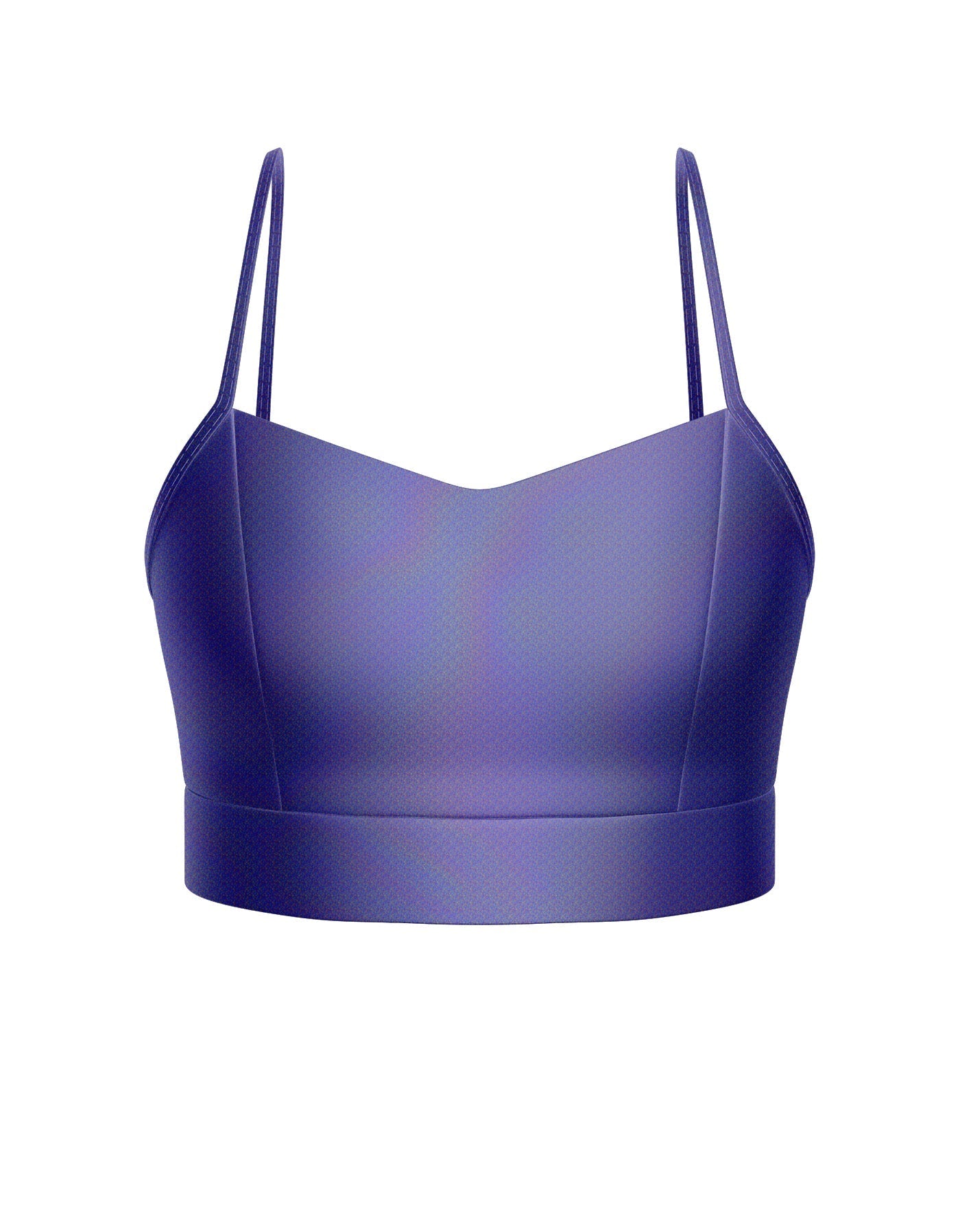 Solid Hologram Bustier