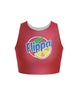 Orange Soda Sleeveless Crop Top