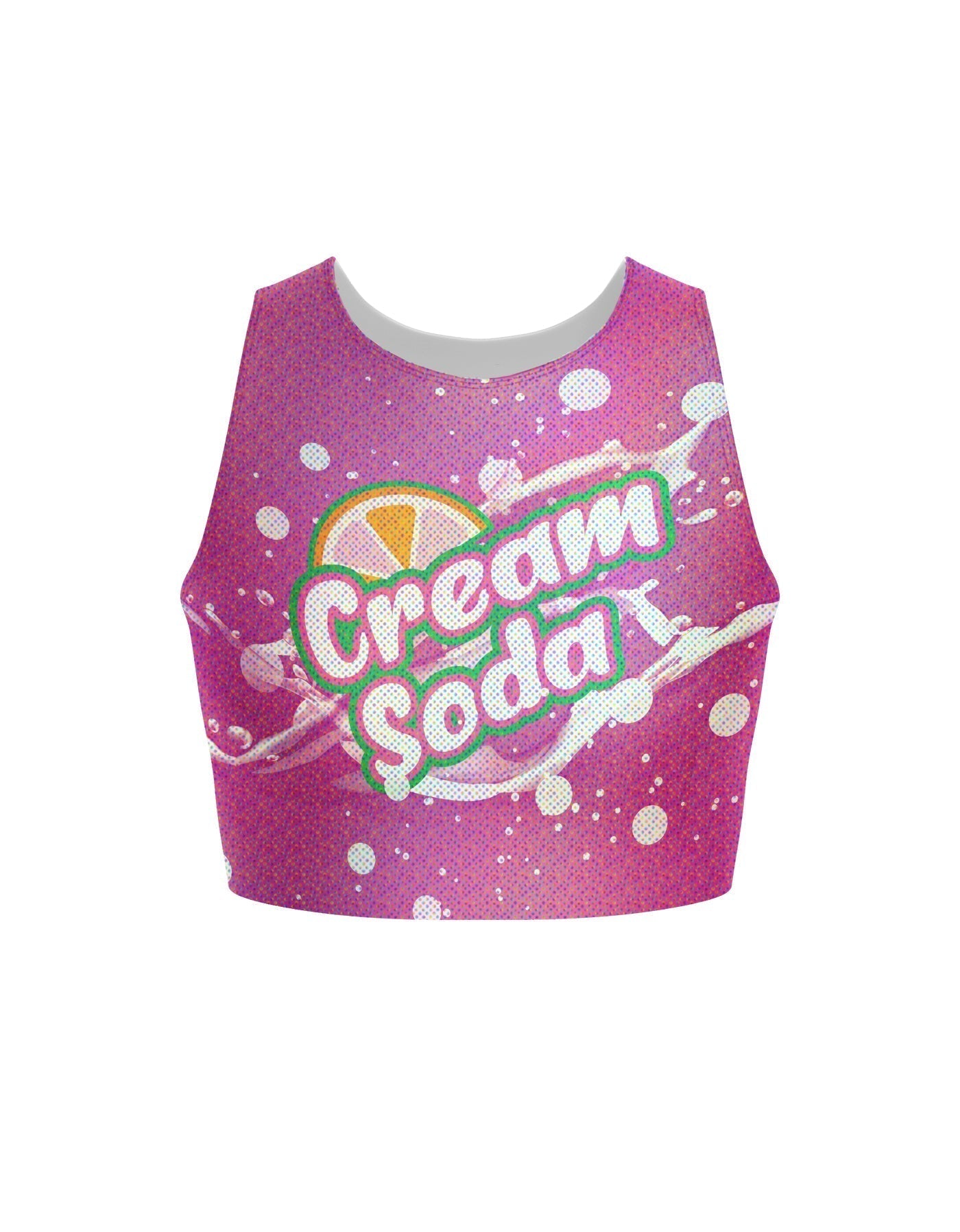 Cream Soda Sleeveless Crop Top