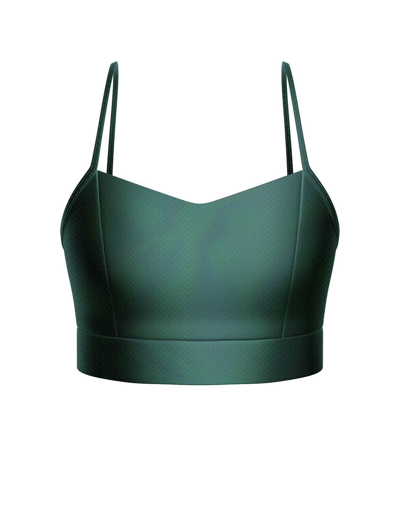 Solid Hologram Bustier