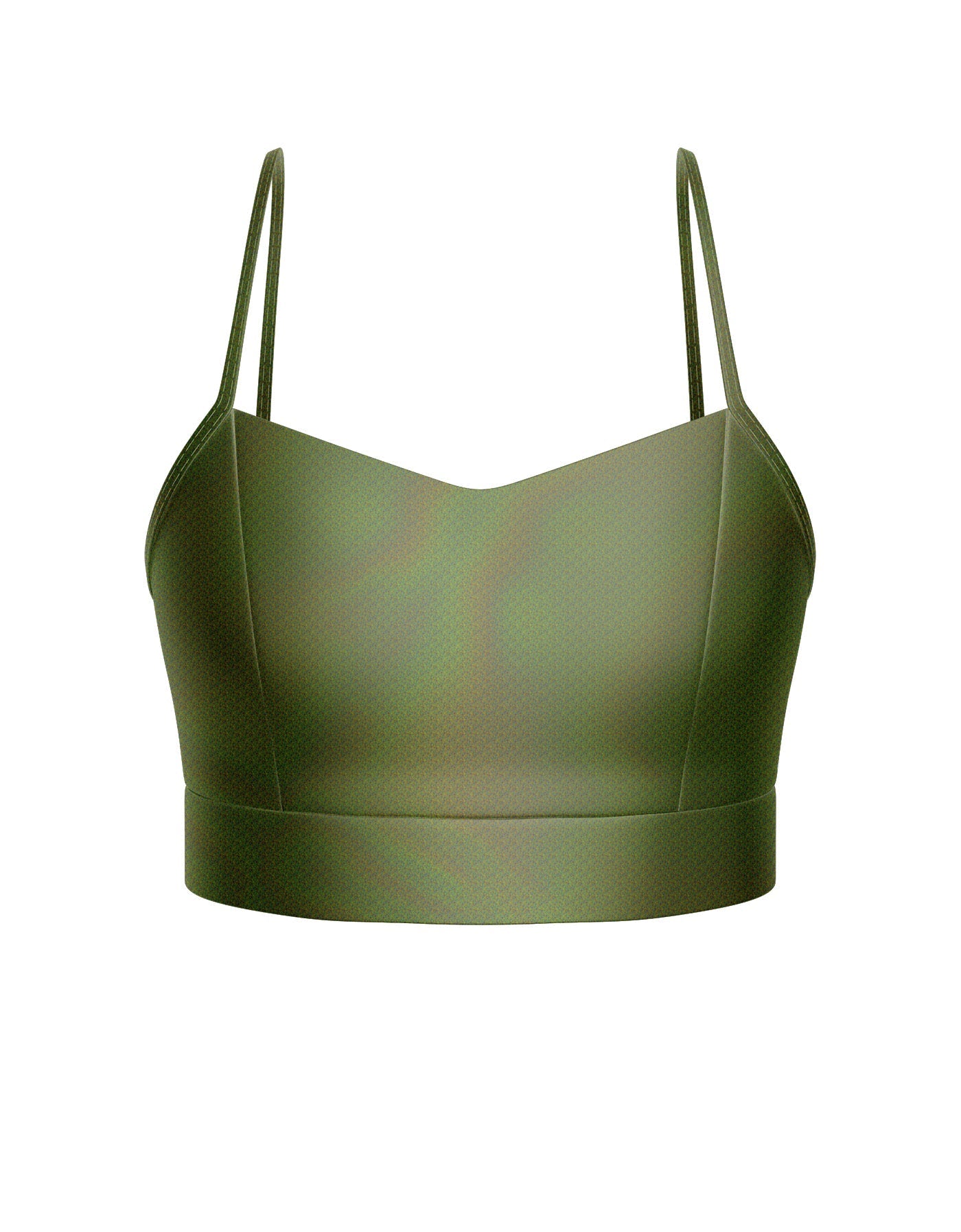 Solid Hologram Bustier