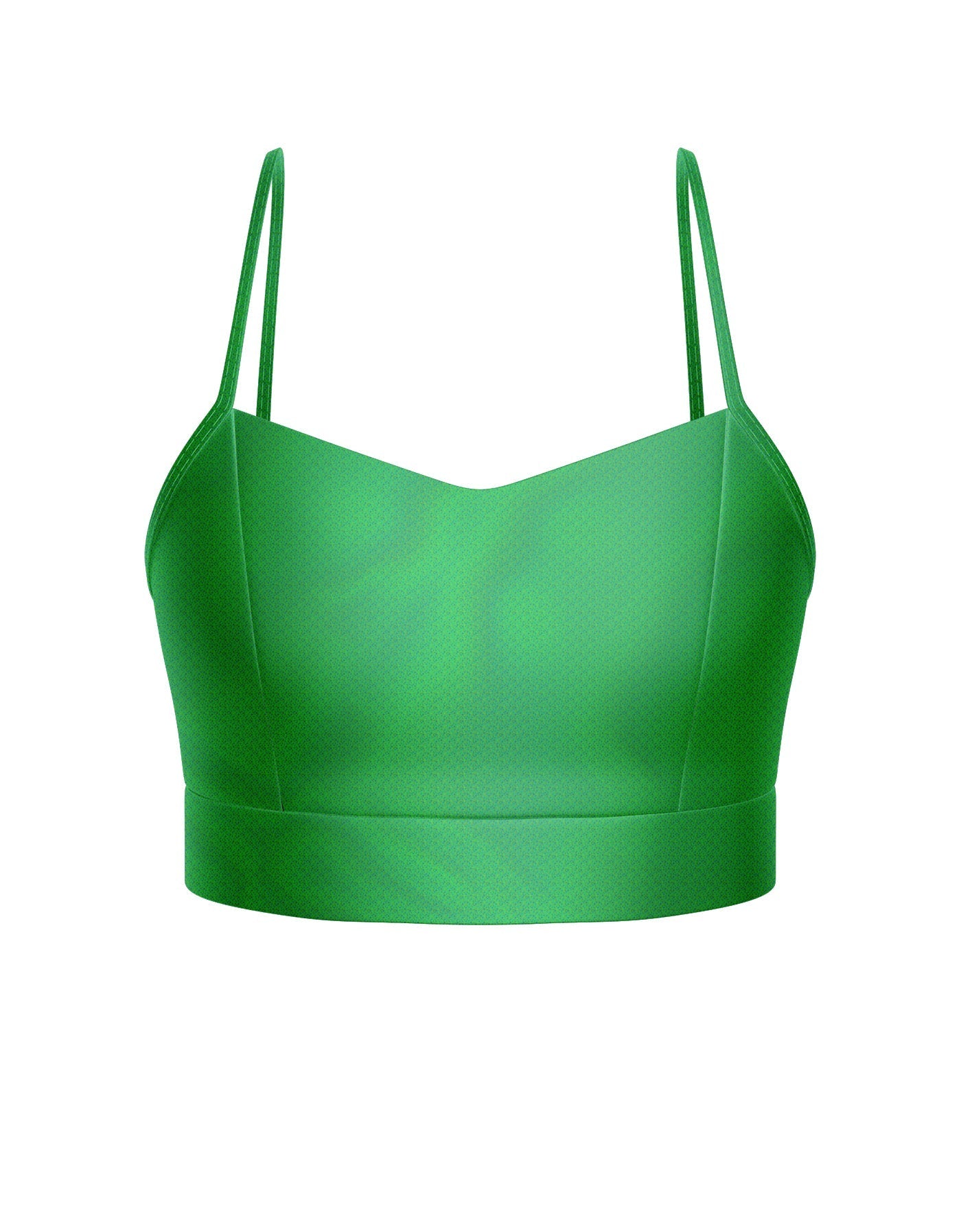 Solid Hologram Bustier