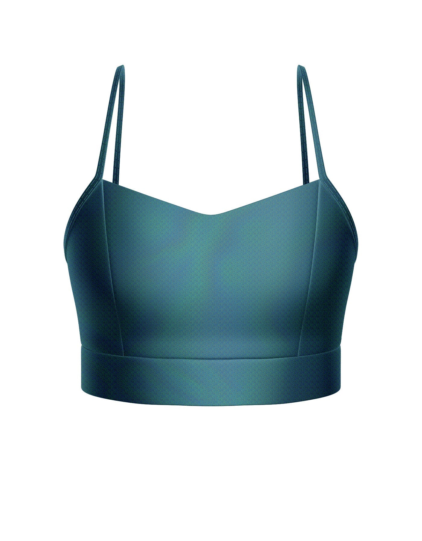 Solid Hologram Bustier