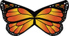 Custom Caterpillar to Butterfly Wings - Large Butterfly with Sticks - Silk