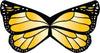 Custom Caterpillar to Butterfly Wings - Large Butterfly with Sticks - Silk