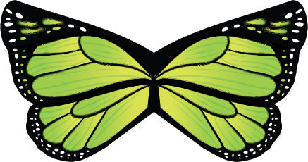 Custom Caterpillar to Butterfly Wings - Large Butterfly with Sticks - Silk
