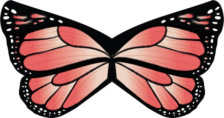 Custom Caterpillar to Butterfly Wings - Large Butterfly with Sticks