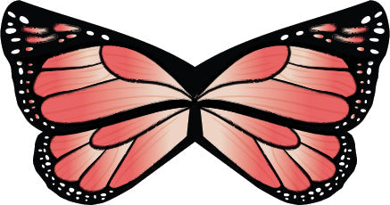 Custom Caterpillar to Butterfly Wings - Large Butterfly with Sticks - Silk