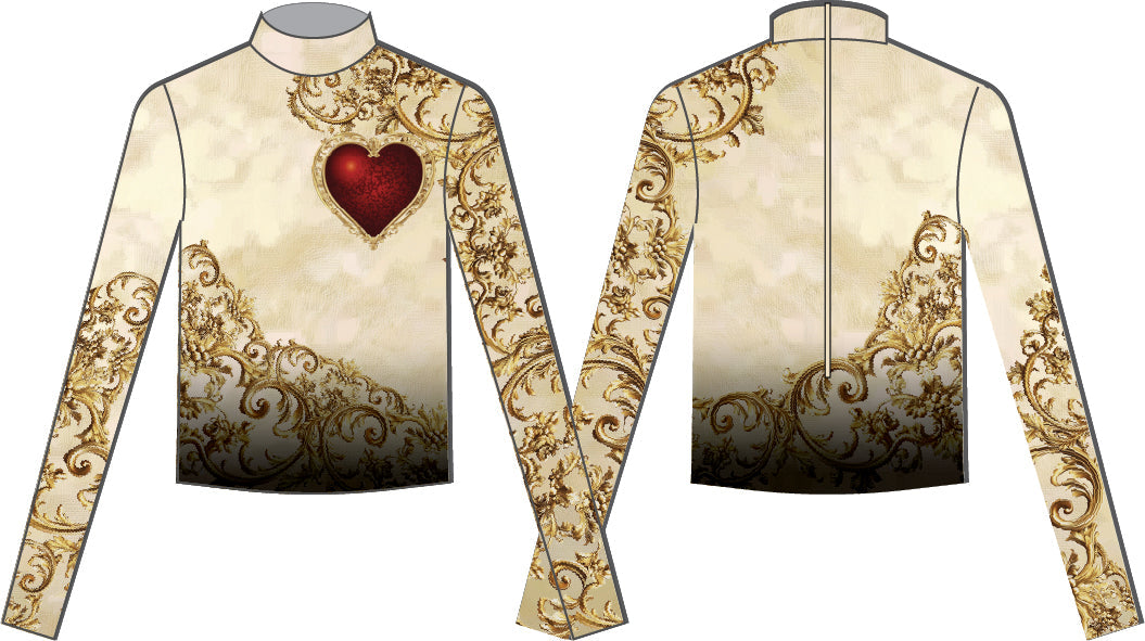 Custom SW High School Cupid Enhanced Performance Top Mid Rise Straight Zipper