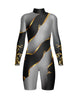 Euro Cut Outs TNeck LS BikeShort Biketard