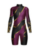 Euro Cut Outs TNeck LS BikeShort Biketard