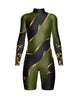Euro Cut Outs TNeck LS BikeShort Biketard