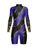 Euro Cut Outs TNeck LS BikeShort Biketard