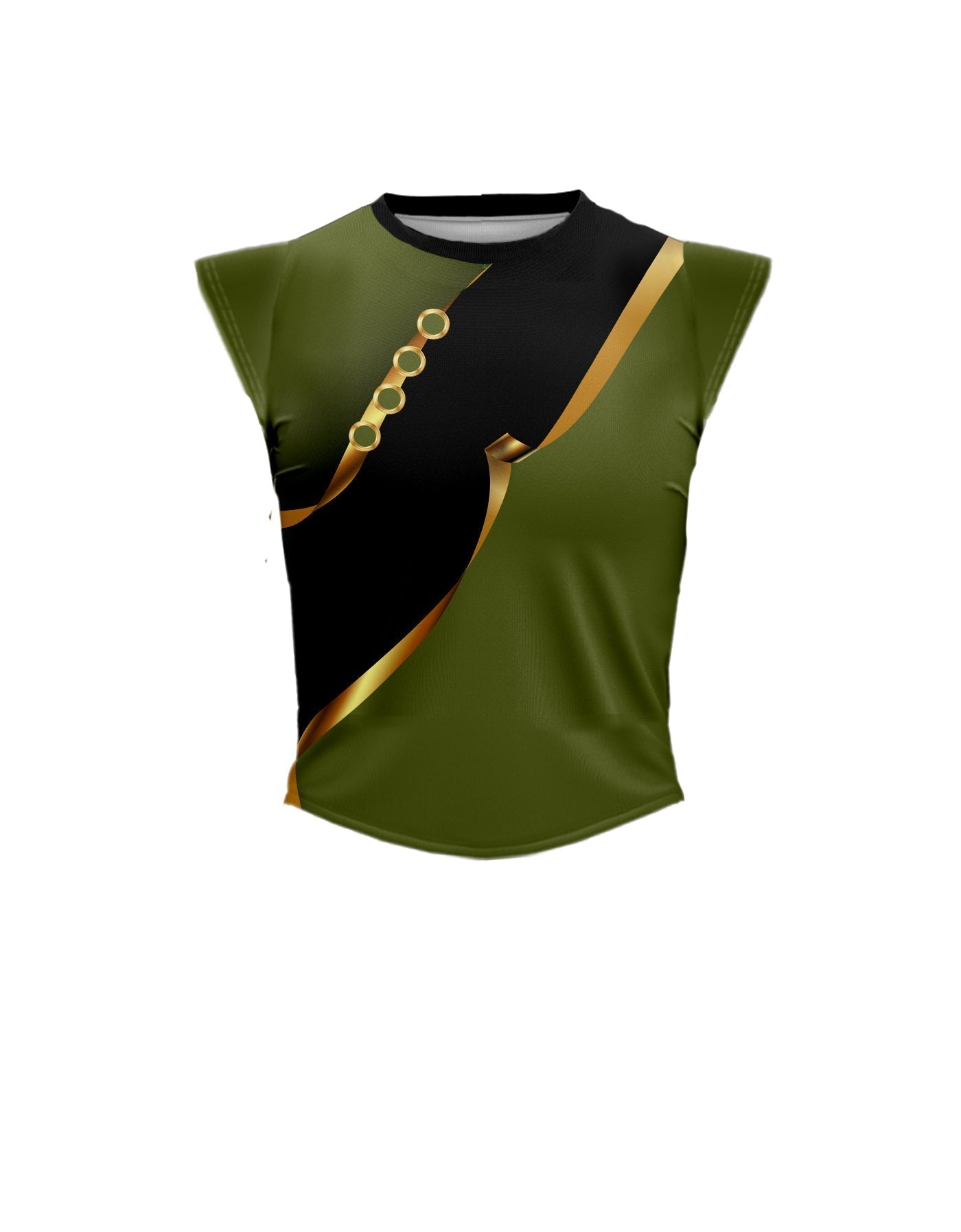Euro Cut Outs Performance Vest - Round Cap Mid Rise Curve