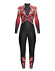 Ombre Prism LS TNeck Zipper Back Unitard