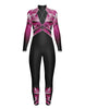 Ombre Prism LS TNeck Zipper Back Unitard