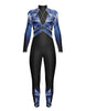 Ombre Prism LS TNeck Zipper Back Unitard