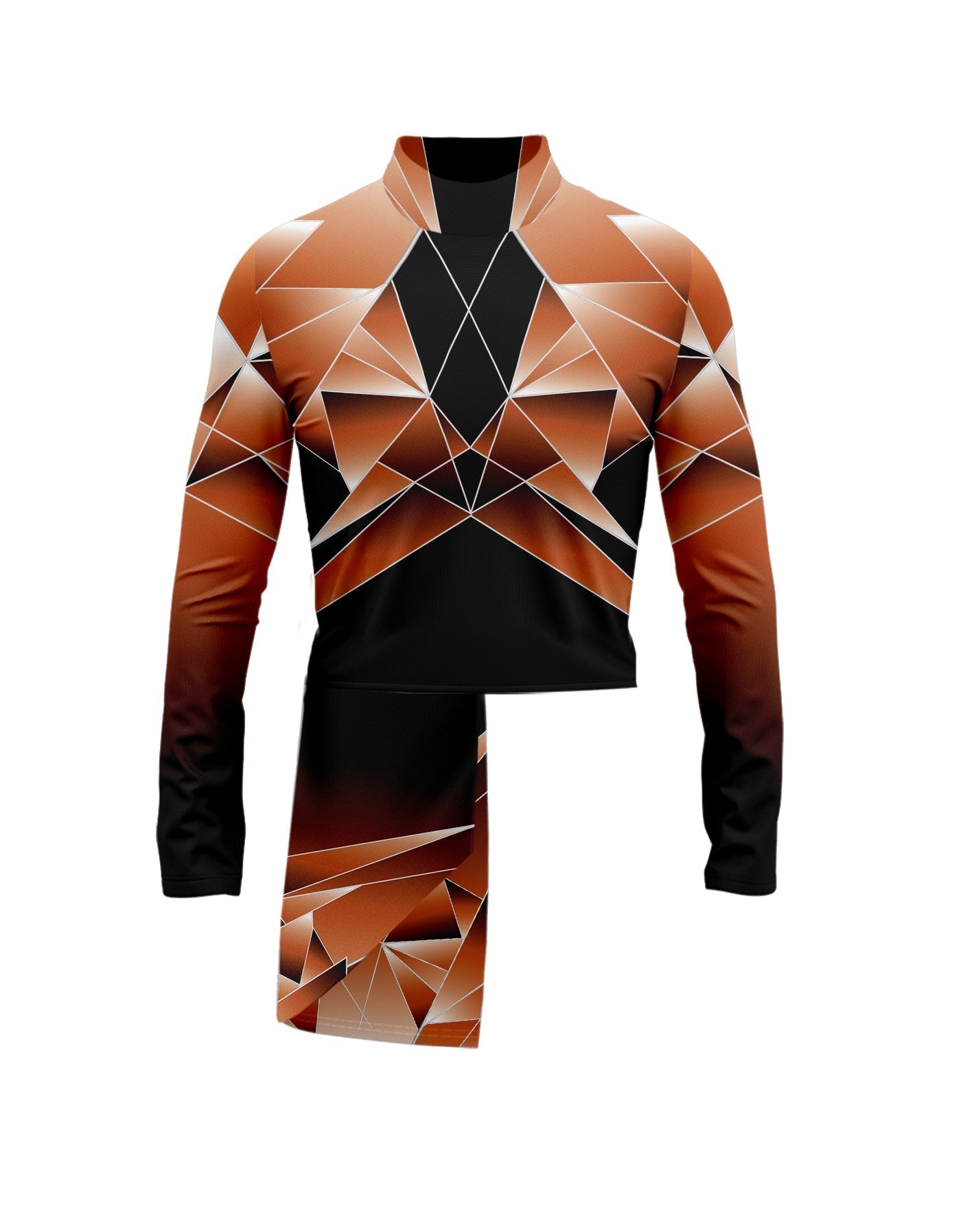 Ombre Prism Performance Top with Drop