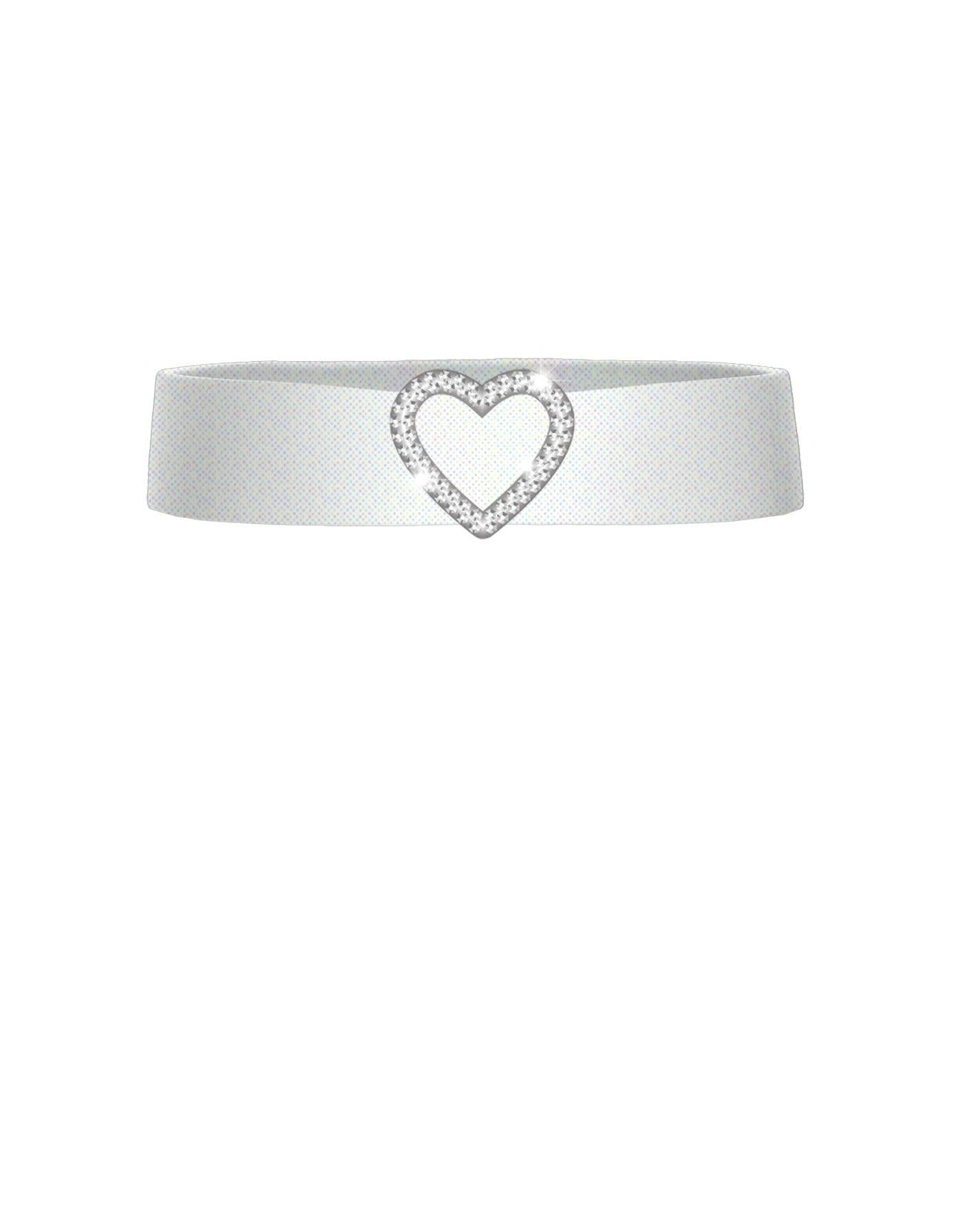 Solid Glitter Velvet Belt with Buckle