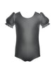 Solid Lycra Puff Sleeve Leotard