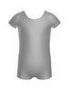 Solid Lycra Cap Sleeve Biketard
