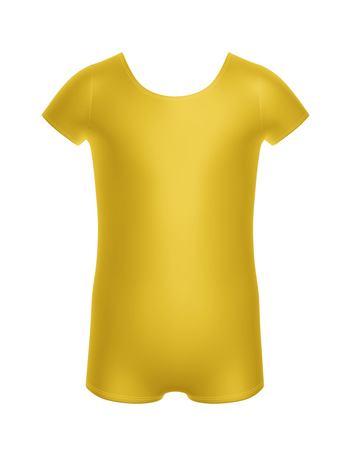 Solid Lycra Cap Sleeve Biketard