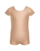 Solid Lycra Cap Sleeve Biketard