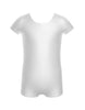 Solid Lycra Cap Sleeve Biketard