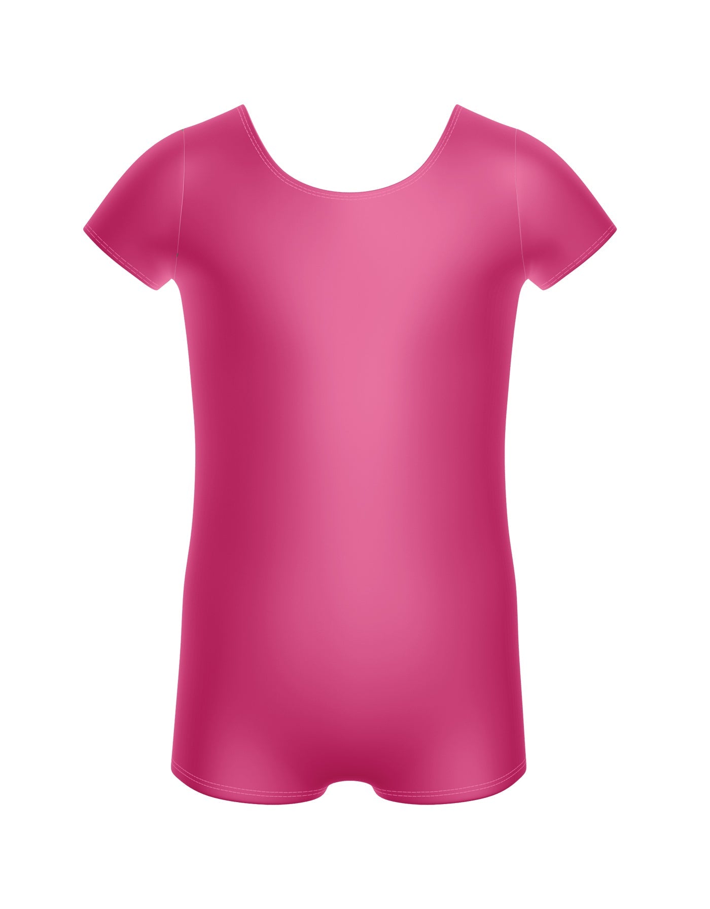 Solid Lycra Cap Sleeve Biketard