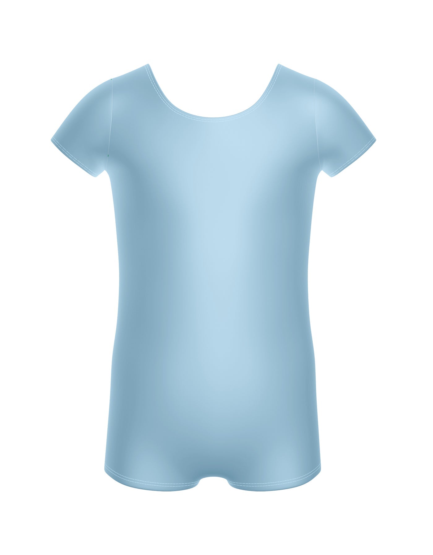 Solid Lycra Cap Sleeve Biketard