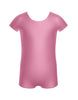 Solid Lycra Cap Sleeve Biketard