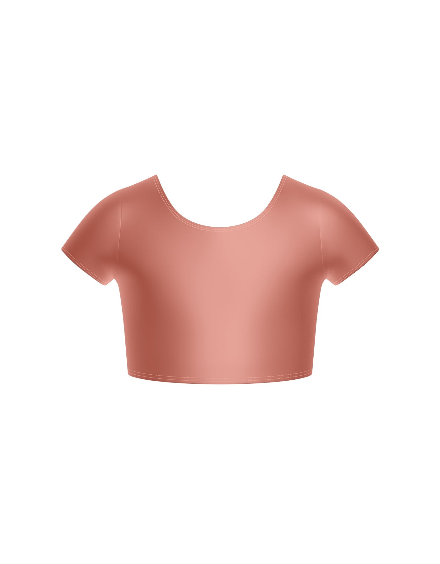 Solid Lycra Cap Sleeve Crop Top
