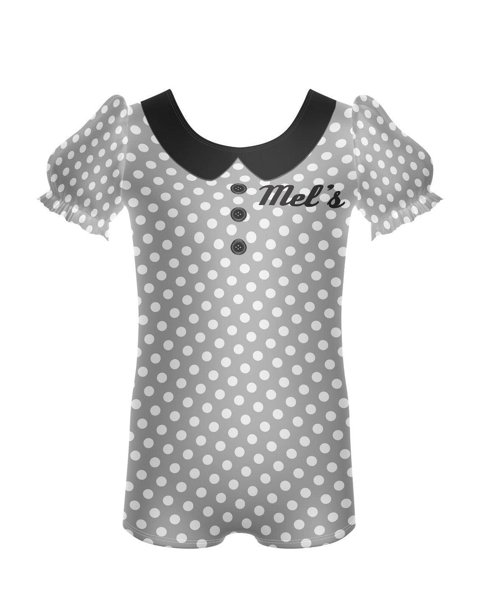 Mels Diner Puff Sleeve Biketard – Hamilton Theatrical US