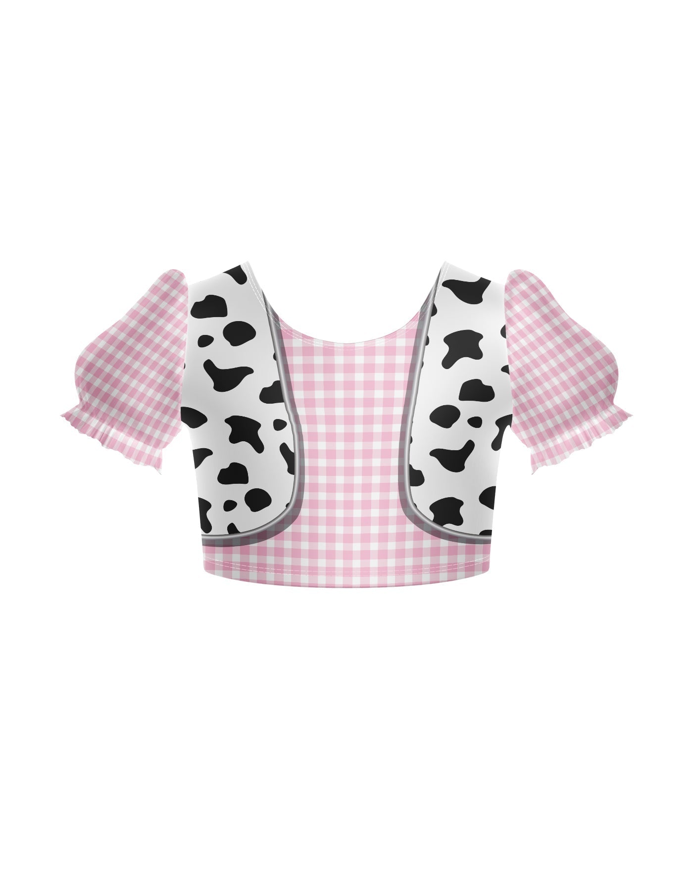 Rodeo Puff Sleeve Crop Top