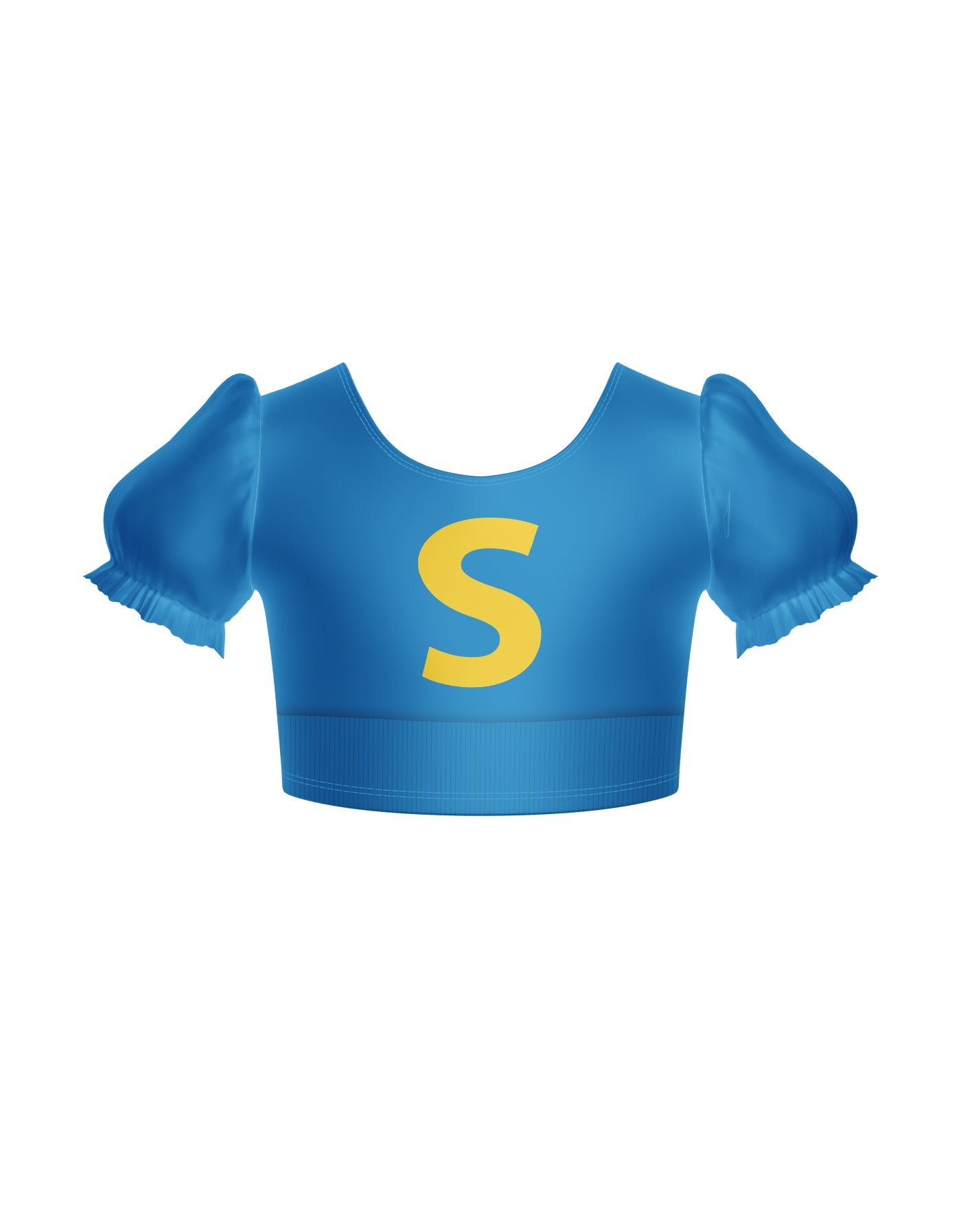 Chipmunks Puff Sleeve Crop Top