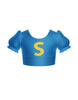 Chipmunks Puff Sleeve Crop Top