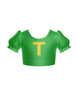 Chipmunks Puff Sleeve Crop Top