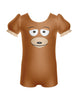 Dachshund Puff Sleeve Biketard