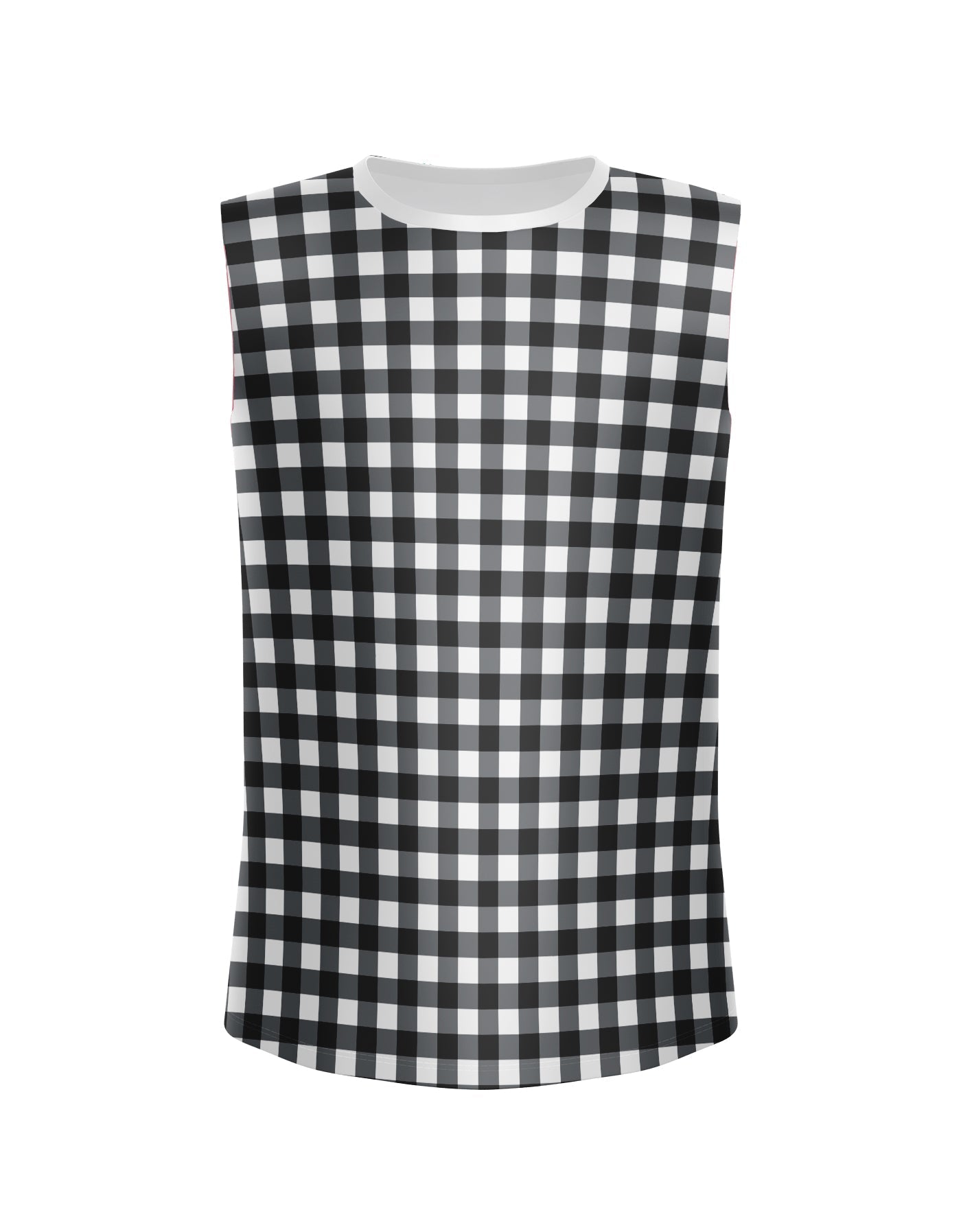 Gingham Baby Tank Shirt