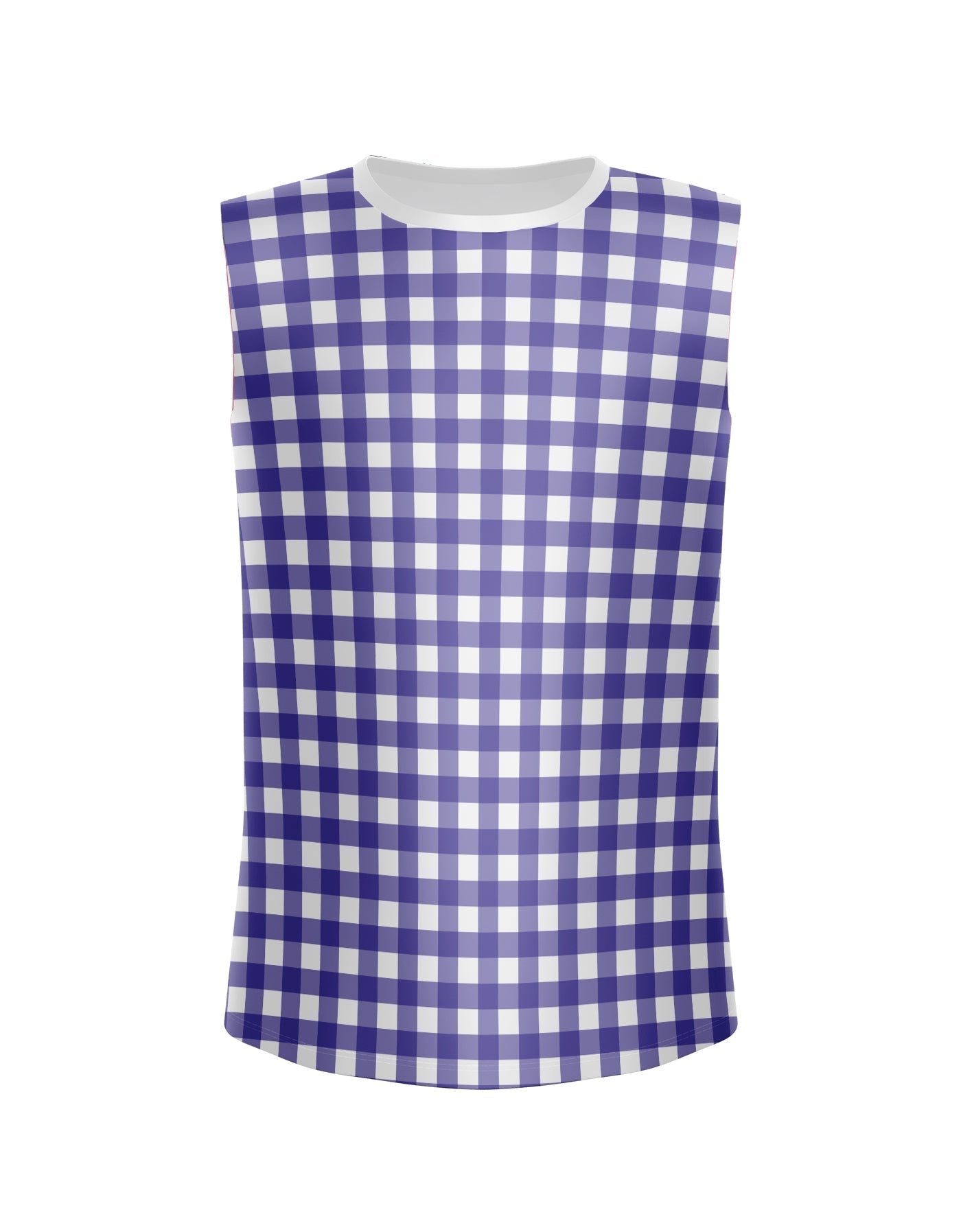 Gingham Baby Tank Shirt